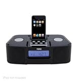 Search : Naxa NX-3103 Digital Alarm Clock Radio with iPod Dock - Slim, Compact, Dynamic Dual Speakers, Black
