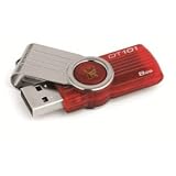 DT101G2/8GB - Kingston DataTraveler 101 Gen 2 8GB USB Drive - Red