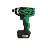 Hitachi WH10DFL 12 Volt Peak Impact Driver 1.5 Amp Hour Li-Ion, 841 Inch/lbs Torque, 2 Batteries