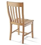 Maple Slat-Back Wooden Chair