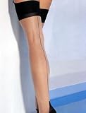 Cuban Heel Thigh High Stockings - by Leg Avenue