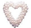 Complete Heart Shape Balloon Kit by BalloonArtTM Sculpture Balloon Kit for Wedding, Bridal Showers, Anniversary Balloon Decor