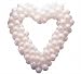 Complete Heart Shape Balloon Kit by BalloonArtTM Sculpture Balloon Kit for Wedding, Bridal Showers, Anniversary Balloon Decor