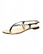 bebe Sliding Logo Thong Sandal main image