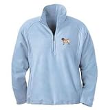 Ladies' Micro Fleece Pug Fawn Half Zip