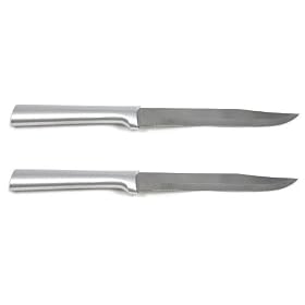Rada Cutlery Utility Steak Knife (Pack of 2), Aluminum Handle, Made in USA