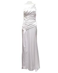 Material: Rayon /Satin 
Occasion: Evening  
Shoulder: One-Shoulder  
Size Category: Adult 
