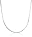 Sterling Silver Italian 0.8 mm Diamond Cut Snake Chain Necklace, 24