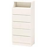 木製シンプルチェスト/タンス 白 【CHESCA】チェスカ