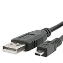 Nikon UC-E6 UCE6 USB Cable Lead Cord for Coolpix L21, L22, L23, L24, L26, L100, L110, L120, L810, P1, P2, P3, P4, P50, P60, P80, P90, P100, P300, P310, P510, P500, P5000, P5100, P6000, P7000, P7100, SQ, S2, S3, S4, S5, S9, S10, S30, S60, S70, S80, S100, S200, S210 Digital Camera - 5 Feet black - Hi-Tech Dealz&reg;