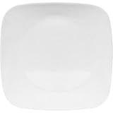 Corelle 105553 Square White 6 1 2 Plate by Corelle