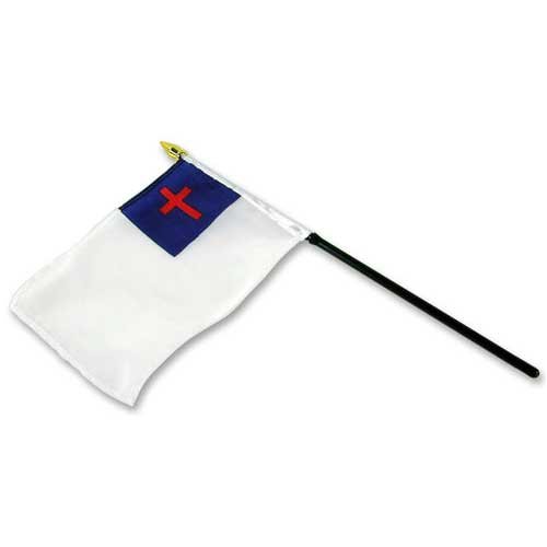 Christian 4in x 6in Hand Flag