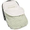 JJ Cole Lite Embroidered Infant Bundle Me - Sage