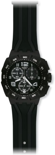 【Amazonの商品情報へ】[スウォッチ]SWATCH 腕時計 MISTER CHRONO ブラック Chrono Plastic クロノプラスチック SUIB400 [正規輸入品] メンズ