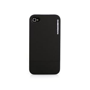 CaseCrown iPhone 4 Soft Polycarbonate Glider Slim Fit Case - Black Obsidian