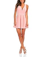 Bleu Marine Vestido Mimi (Rosa)