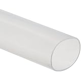 Insultab 3025000C1A5 HS-105 2-1/2", 10' Clear Polyvinylchloride Heat Shrink Tubing