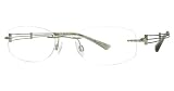 Charmant Line Art Eyeglasses XL2002 XL/2002 Trio Green Optical Frame