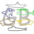Goofy Bands Military Shapes