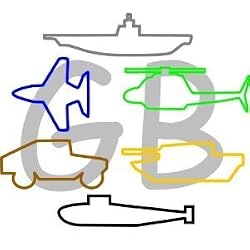 Goofy Bands Military Shapes