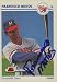 Francisco Matos, Huntsville Stars - Athletics Affiliate, 1991 Line Drive Pre-Rookie Autographed Card