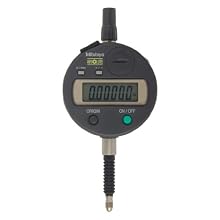 Mitutoyo 543-696 Absolute LCD Digimatic Indicator ID-S, #4-48 UNF Thread, 0.375" Stem Dia., Lug Back, 0-0.5"/0-12.7mm Range, 0.00005"/0.001mm Graduation, +/-0.00012" Accuracy