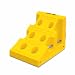 Monster MC2000 Chockzilla Urethane Ultra Heavy Duty Mining Wheel Chock, 400 ton Load Capacity, Yellow, 30" Length, 22" Width, 22" Height