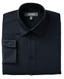 Kenneth Cole Reaction Wrinkle Free Cotton - Urban Satin Dress Shirt - Spread Collar