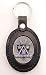 Los Angeles Kings Large Leather & Pewter Team Key Fob - NHL Hockey Fan Shop Sports Team Merchandise