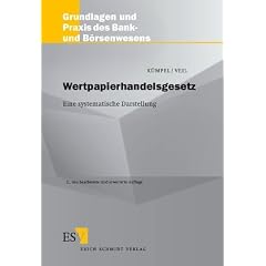 Wertpapierhandelsgesetz: Eine systematische Darstellung