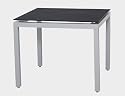Siena Garden Sydney Tisch 90x90 Gestell: Alu silber/Glasplatte