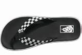 Vans Anaheim Sandals UK 10 Black White Checkerboard
