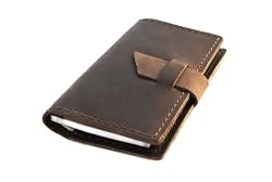 Rustic Leather Checkbook Cover