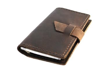 Rustic Leather Checkbook Cover