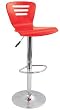 Lumisource BS-HUE R Hue Bar Stool - Red