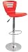 Lumisource BS-HUE R Hue Bar Stool - Red