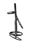PFIFF Trense Kent mit Stirnband, schwarz, Pony, 100631-60-Pony