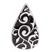 Finders Key Purse Tear Drop Keychain