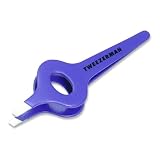 Tweezerman Wide Grip Slant Tweezer Amethyst Pearl