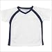 Boys Short Sleeve Poly Pique V-Neck Tee