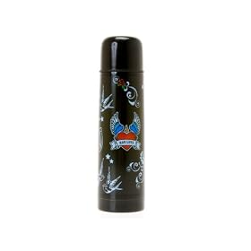 Present Time PT Flask Tattoo