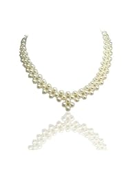 Blue Pearls - Cultured Pearl 3 strand original Necklace - BPS 1000 O