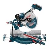 Bosch 12 Dual-Bevel Slide Miter Saw With Carbide Blade