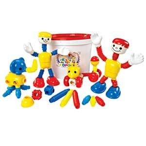31szI8EBL3L Educational Essentials 140 Piece Popoids Construction Set
