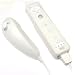 Nintendo Wii Remote and Nunchaku Premium Silicone Skin - Clear White