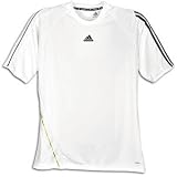 adidas adiPure ClimaLite Soccer Jersey (Wh/Bk)