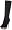 Pleaser Women's Fascinate-2010/BS/PCH Platform Sandal,Black Suede/Pewter Chrome,5 M US