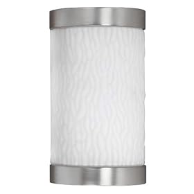 American Fluorescent FUW113SNEC Fusion Outdoor Sconce, Unique Smooth White Glass Diffuser... by American Fluorescent
