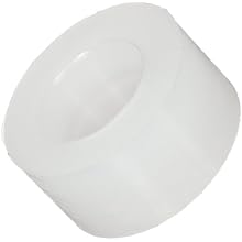 Round Spacer, Nylon, Inch, 1/8" Length, #6 Screw Size, Pack of 100
