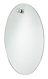 IMAGE OF :USE Nuovo Small Oval Mirror, Polished Chrome